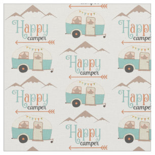 Lycklig Camper Cute Retro RV Tyg