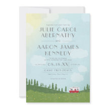 Lycklig Camper Destinations-bröllopskampanj