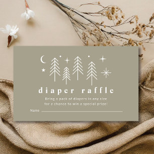 Lycklig Camper Diaper Raffle Tilläggskort