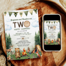 Lycklig Camper Dual Joint Dubbla Birthday