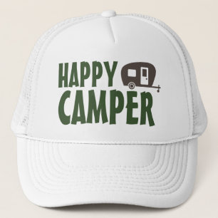 Lycklig Camper for Camping and Rving Keps