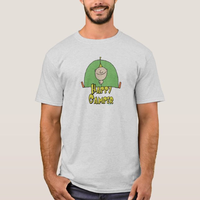 Lycklig Camper Guy Tee (Framsida)