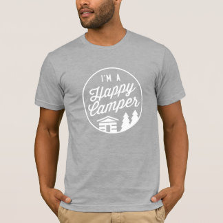 Lycklig Camper Heather Grått Unisex T-Shirt