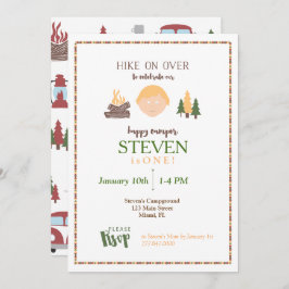 Lycklig Camper-inbjudan Inbjudningar