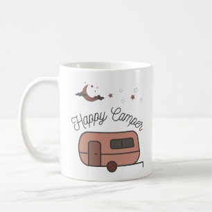 Lycklig Camper-kaffe Mugg