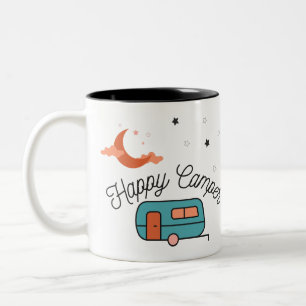 Lycklig Camper-kaffe Mugg