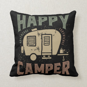 Lycklig Camper Kudde
