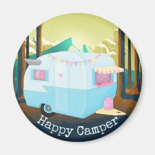 Lycklig Camper Magnet