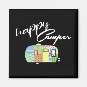 Lycklig Camper Magnet