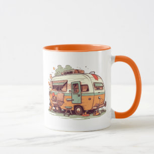 Lycklig Camper Mugg