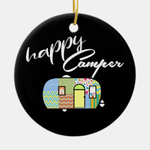 Lycklig Camper Ornaments Julgransprydnad Keramik