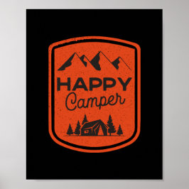 Lycklig Camper Poster