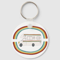 Lycklig Camper Rainbow RV Whimsical Motorhome RV