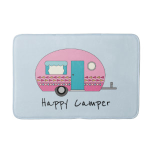 Lycklig Camper Rosa RV Badrumsmatta