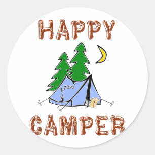 LYCKLIG CAMPER RUNT KLISTERMÄRKE