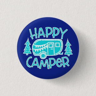Lycklig Camper RV Life Sommar motorhemresa Knapp