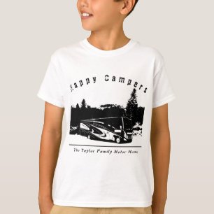 Lycklig Camper RV Resa Boy's T Shirt