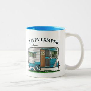Lycklig Camper-släpfordon Två-Tonad Mugg