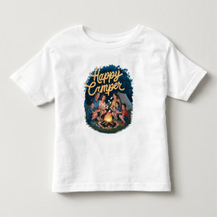 Lycklig Camper Småbarn T-shirt (4)