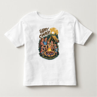 Lycklig Camper Småbarn T-shirt (6)