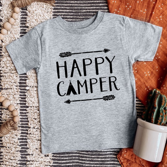 Lycklig Camper T-shirt (Skapare uppladdad)