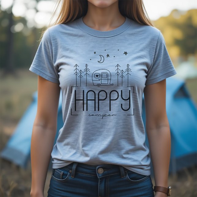 Lycklig Camper T-Shirt (Skapare uppladdad)