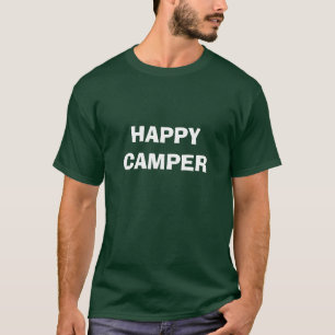 LYCKLIG CAMPER t-shirt för camping eller RVing-v