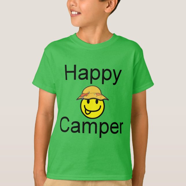 Lycklig Camper Tee Shirt (Framsida)
