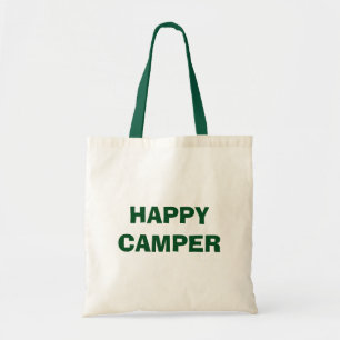 LYCKLIG CAMPER till påsen för camping och RVing re Tygkasse