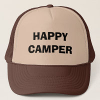 LYCKLIG CAMPER-truckerkeps för camping och RV