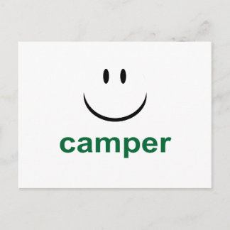 Lycklig Camper Vykort