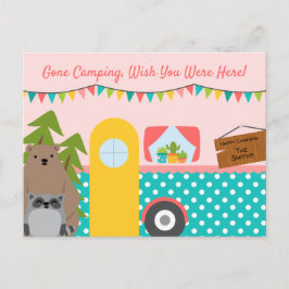 Lycklig Camper Vykort