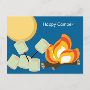 Lycklig Camper-vykort Vykort