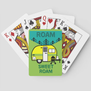 Lycklig Campers Caravaner Camper Dekorativ kud Casinokort