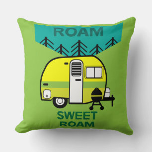 Lycklig Campers   Caravaner   Camper Dekorativ kud Kudde