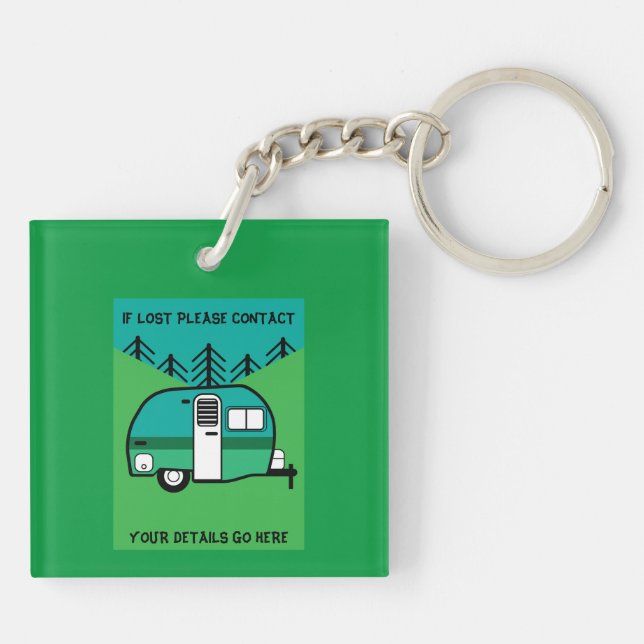 Lycklig Campers Caravanning Funny Caravans Two-Ton (Baksidan)