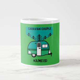 Lycklig Campers Caravanning Funny Caravans Two-Ton Jumbo Mugg