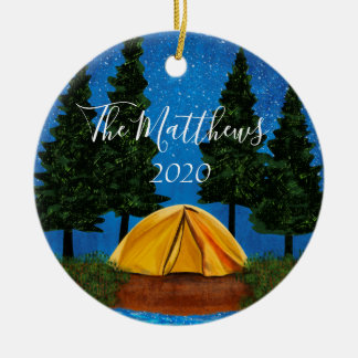 Lycklig Campers Personlig Family Ornament