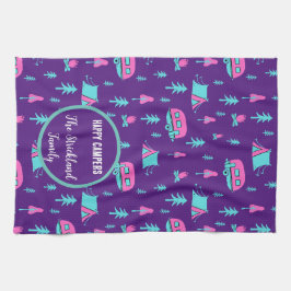 Lycklig Campers Personlig RV och Camping Kökshandduk