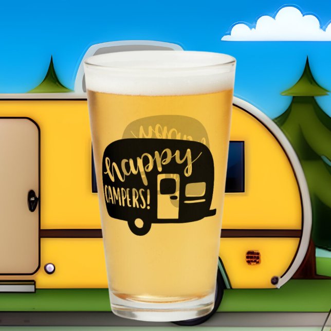 Lycklig Campers söta ord glas (Skapare uppladdad)