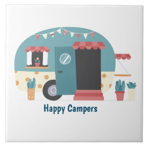 Lycklig Campers Trailer Kakelplatta