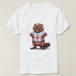 Lycklig Canada Day Beaver T Shirt