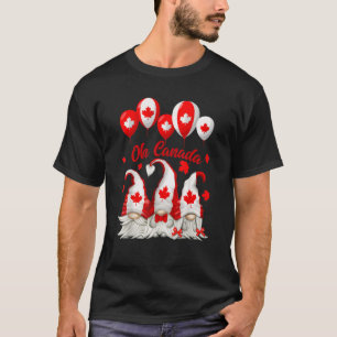 Lycklig Canada Day Cute Patriotic Gnome Maple Löv T Shirt