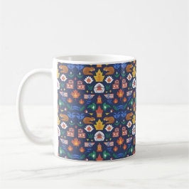 Lycklig Canada Day Gift Idea Kaffemugg