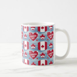 Lycklig Canada Day Gift Kaffemugg