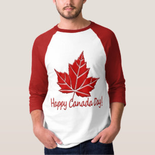 Lycklig Canada Day Jersey Canada Souvenir Shirt Tee