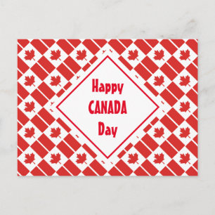 LYCKLIG CANADA DAY Patriotic 1 juli kanadensisk Vykort