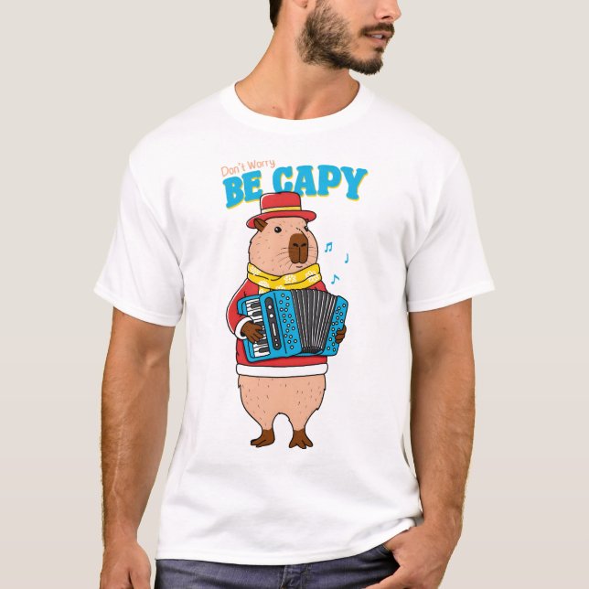 Lycklig Capy T Shirt (Framsida)