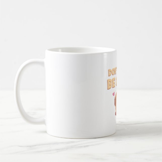 Lycklig Capybara, oroa dig inte för att vara Cappy Kaffemugg (Vänster)