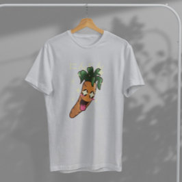 Lycklig Carrot Kawaii T Shirt